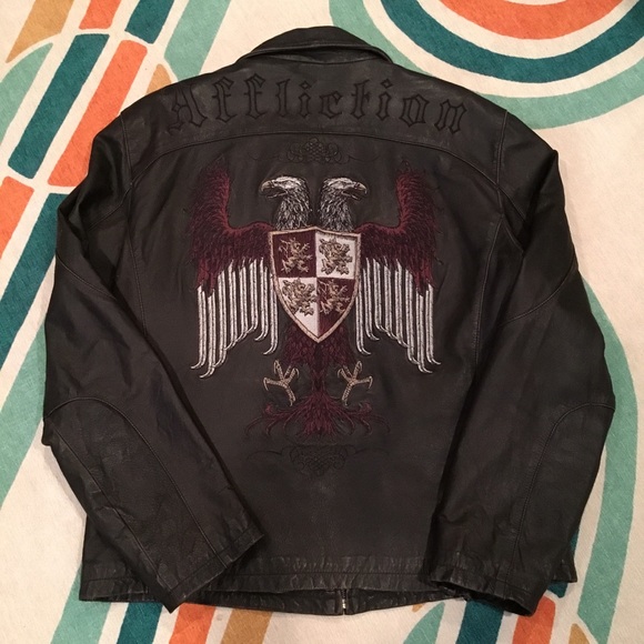Affliction Other - Limited Affliction War Bird Leather Biker Jacket